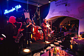 Musiker spielen im Jazz Club Alibi, Rom, Italien, Europa