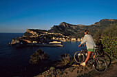 Blick ueber Puerto Soller, Mallorca Spanien