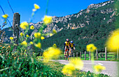 Biker, Serra de Alfabia, Majorca Balearic Islands, Spain