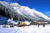 Schlickeralm, unterm Kalkkoegel, Skigebiet Schlick 2000 Tirol, Oesterreich