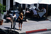 Restaurant, Bedford Drive, Zentrum, Beverly Hills, Los Angeles Kalifornien, USA