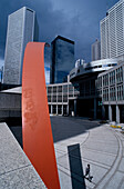 Platz des Rathauses Shinjuku, Architekt: Kenzo Tange, , Bürohochhäuser Shinjuku, Tokyo, Japan