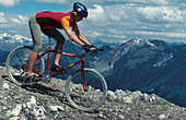 Mountain-Bike, Arosa, Graubuenden Schweiz
