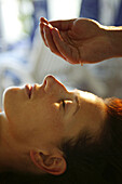 Girl having an oil massage, Wellness