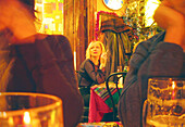 Woman in a bar in Moscow, Moscow, RUS People, Lifestyle