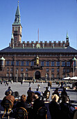 City hall Square, Copenhagen Denmark