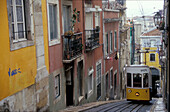 Cable Tramway, Bairro Alto, Lisbon Portugal