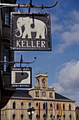 Rathaus, Elefanten Keller, Marktplatz, Thüringen, Weimar, Deutschland, Europa