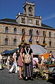 Rathaus, Zwiebelmarkt, Weimar, Thueringen Deutschland, Europa