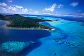 Aerial Photo, Hotel Bora-Bora, Bora Bora French Polynesia
