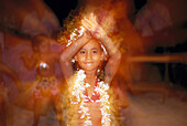 Little Girl from Tamariki, Manuia Dance Troupe Rarotonga, Cook Islands
