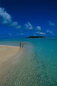 Beach Walk, Aitutaki Lagoon Cook Islands