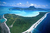 Bora-Bora, Luftaufnahme Frz.-Polynesien