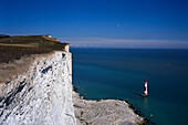 Chalk Cliffs and Lighthouse, Beachy Head, Near Eastbourne East Sussex, England