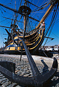 Anchor, HMS Victory, Naval Heritage Area, Portsmouth Hampshire, England