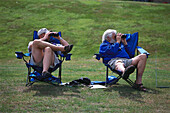 Watching the Races, Week Regatta, Cowes Isle of Wight, England