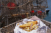 Fish and Chips, Brixham, Devon, England