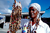 Woman with Spice Necklaces, St. George´s, Grenada Caribbean