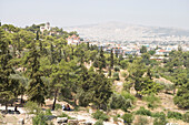 View from Acropolis over the city, Athens, Greece