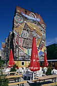 Graffiti-Kunst am Tacheles, Oranienburger Strasse Berlin, Deutschland