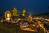 Christmas fair, Erfurt, Thueringen Deutschland