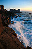 Rocky coast, Ile d´ Quessant, Bretagne France