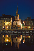 Vieux over the canal to the Quai St. Etienne, Honfleur, Normandy France
