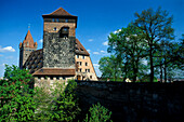 Schloss, Nürenberg, Franken, Franken, Bayern, Deutschland