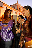 Spanish Chicas, Santa Cruz, Seville Andalucia Spain