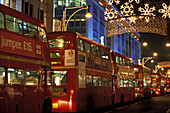 Christmas Shopping, Oxford Street London, Großbritannien