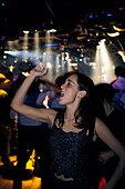 People dancing at Exquinox Nightclub, Soho, London, England, Great Britain, Europe