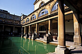 Bath, Römisches Bad, Avon, England Großbritannien