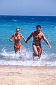 Couple at the beach, Hurghada Red Sea, Egypt