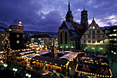 Christmas Market, Stuttgart, Baden- Württemberg, Germany