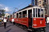 Tramway, Istiklal Cadessi, Beyoglu Istanbul, Turkey