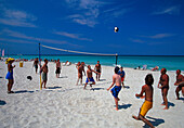 Beachvolleyball, Varadero, Hotel Sol Palmeiras all inclusive, Cuba, Caribbean