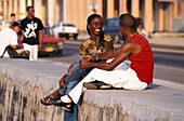 Couple at Malecon, Havana Cuba, Caribbean