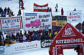 Hahnenkamm-Rennen, Zielraum, Kitzbühel Tirol, Österreich