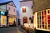 Restaurant in Padstow am Abend, Cornwall, Grossbritannien, Europa