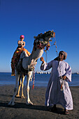 Kamel-Trip, Strand bei Giftun, Hurghada, Rotes Meer Ägypten
