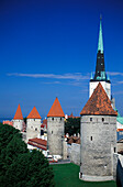 City Walls, Old Town, Tallinn Estonia