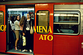 Train, Metro Station Omonia, Athens, Greece