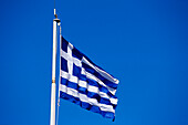 Greek Flag, Athens, Greece