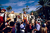 Festa de la Merce Barcelona, Gegantes 5m Giants Parade at Placa Reial, Festa de la Merce, Barcelona, Catalonia, Spain