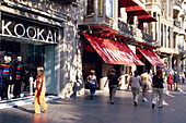 Shopping Barcelona, Shopping Passeig de Gracia in Eixample, Barcelona, Catalonia, Spain