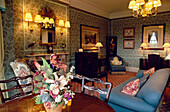 Gleneagles Hotel room, Pertshire, Tayside, Scotland, Großbritannien