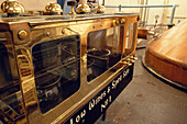 Copper still pots at Ben Nevis distillery, Fort William, Invernesshire, Scotland, Great Britain, Europe