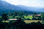 Valley, Panoramic View, Landscape, Salto de Jimeno, Valley near Jarabacoa, Dominican Republic