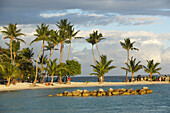 Sainte-Anne Beach, Bay, Water, Clouds, Grande Terre, Guadeloupe, Caribbean Sea, America