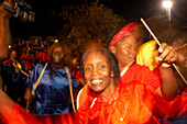 People celebrating, Carnival, Le Moule